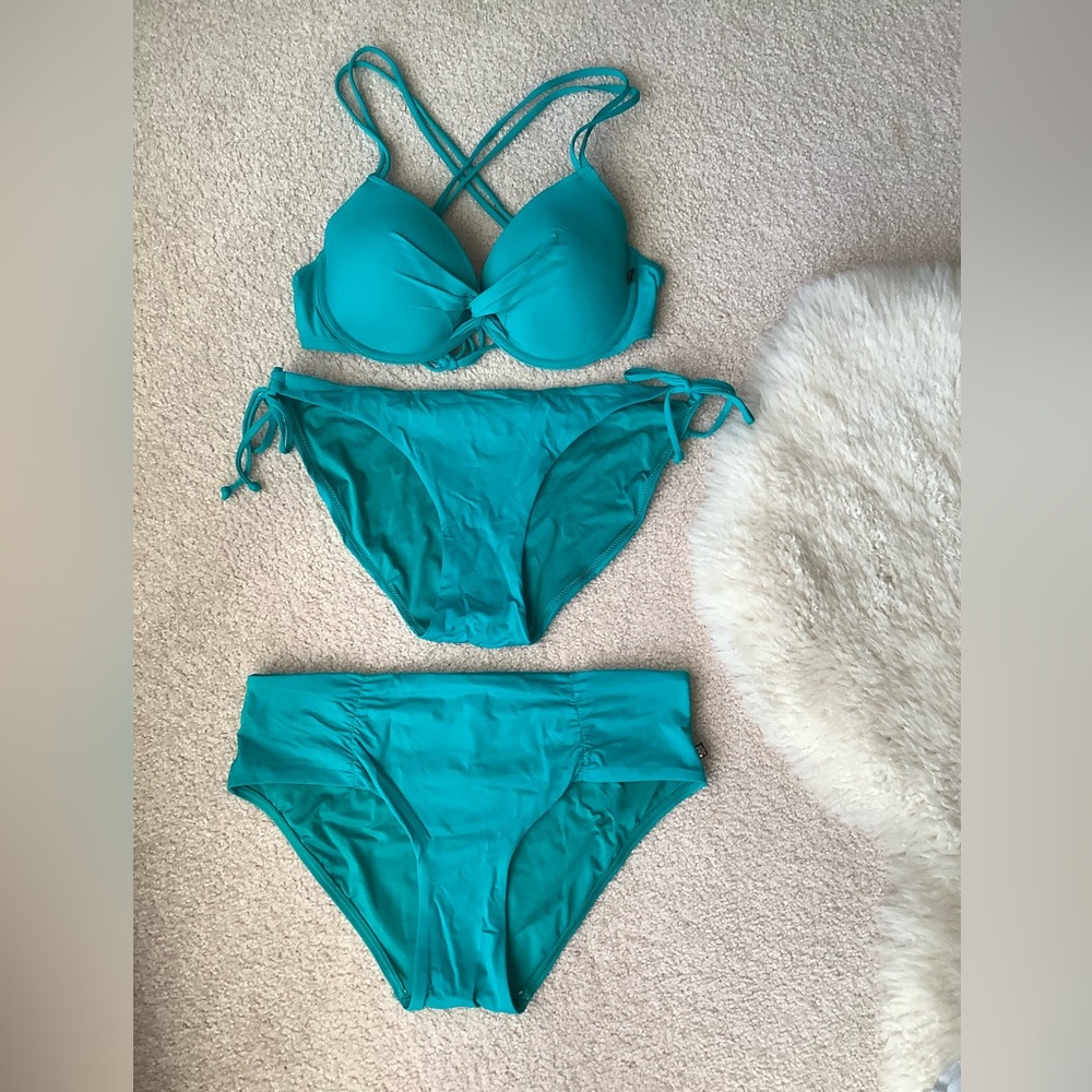Vibrant Teal Bikini Set